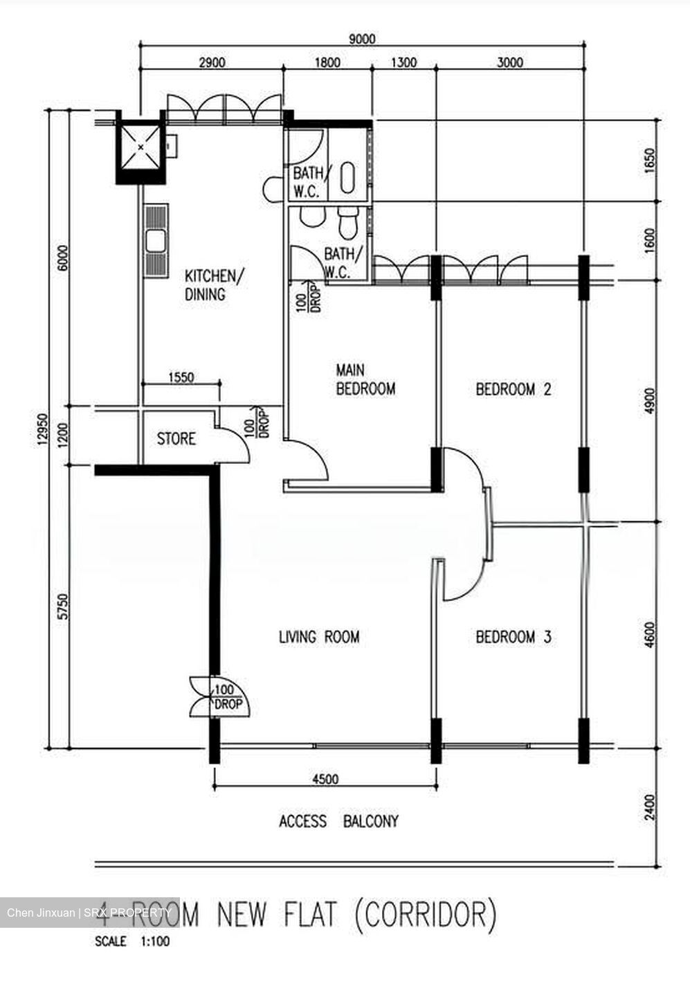 Blk 406 Hougang Avenue 10 (Hougang), HDB 4 Rooms #563678251